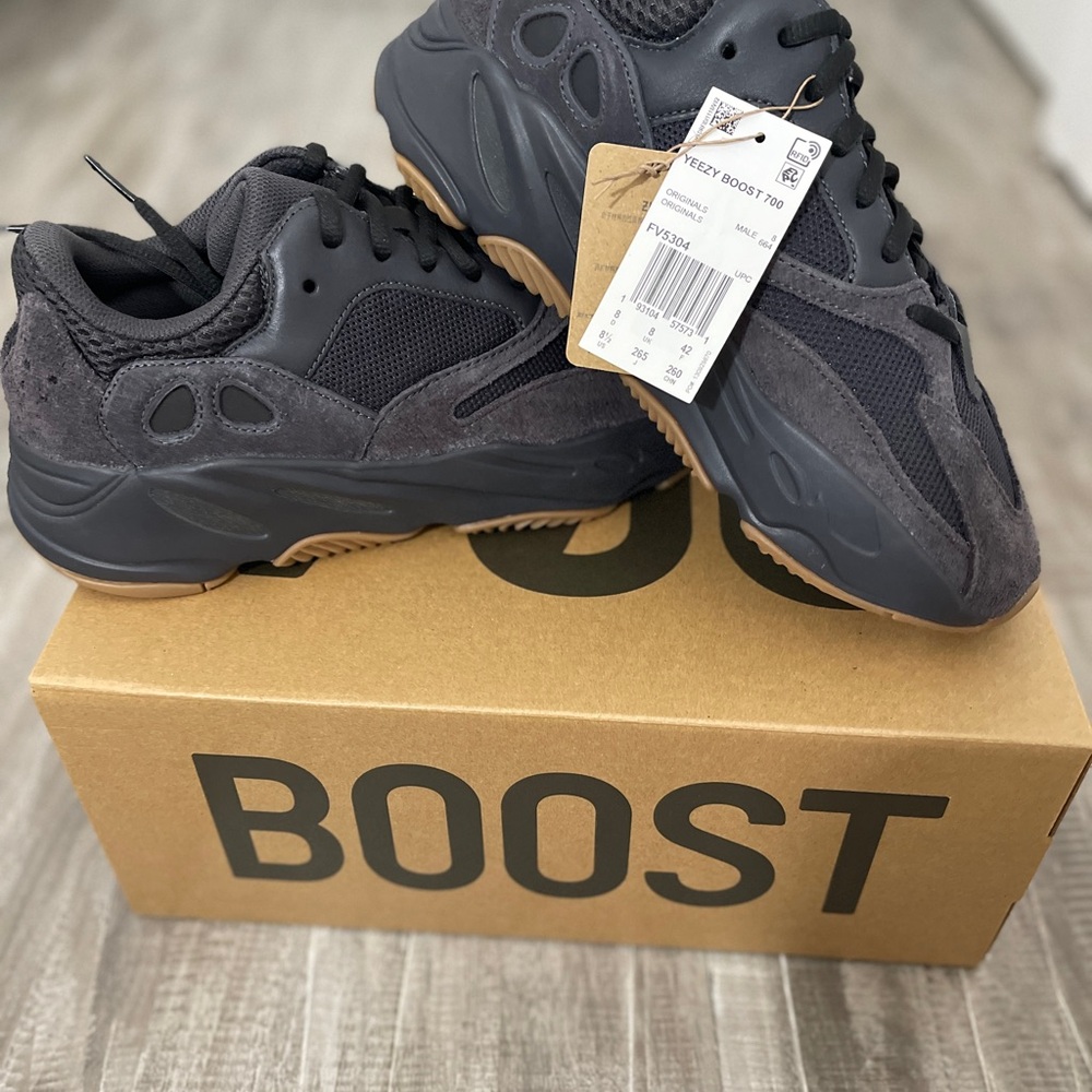 Yeezy Boost 700 in Dark Gray and Tan
